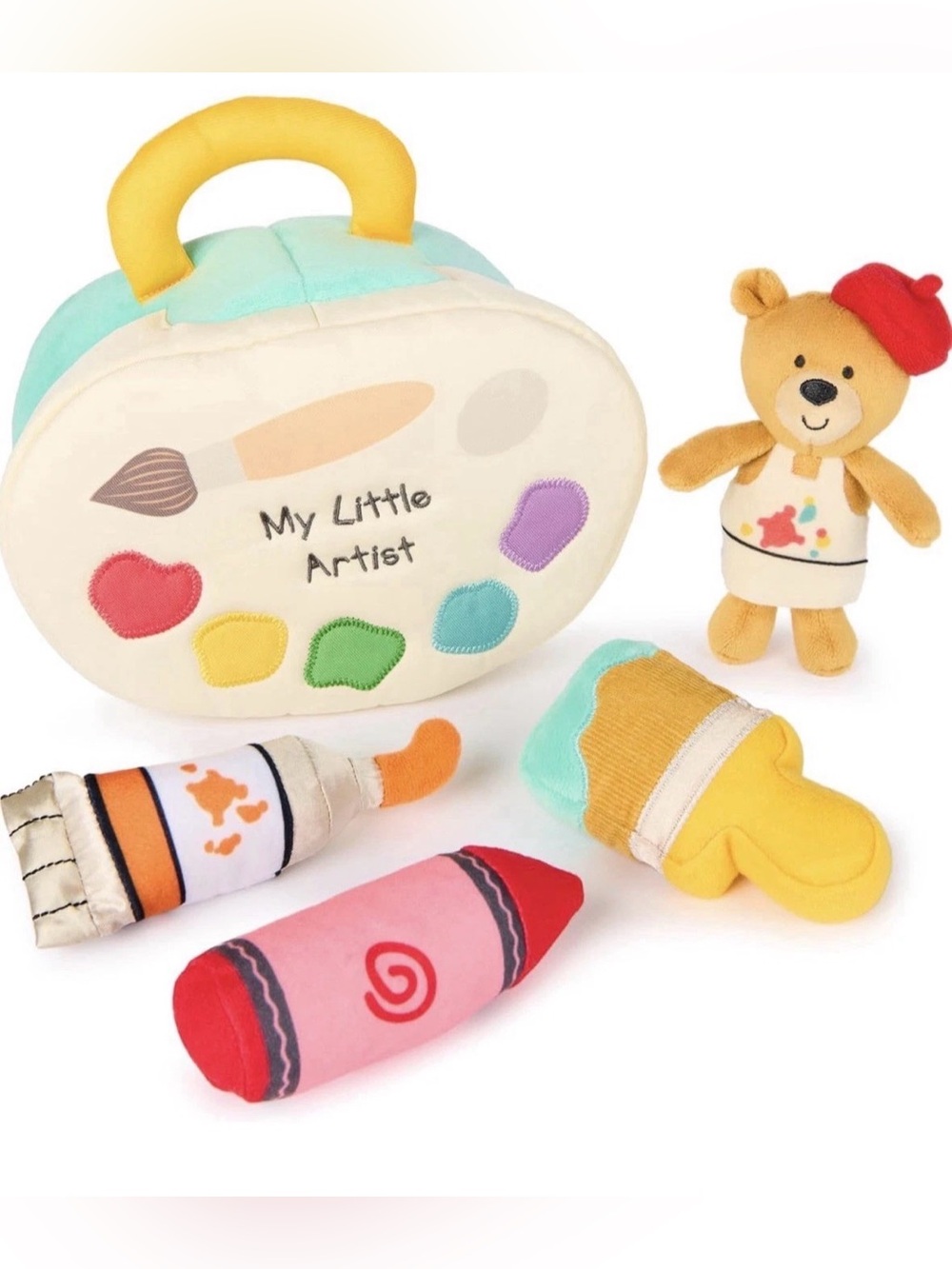 Baby GUND My Little Artist 5 Piece Plush Sensory Playset New